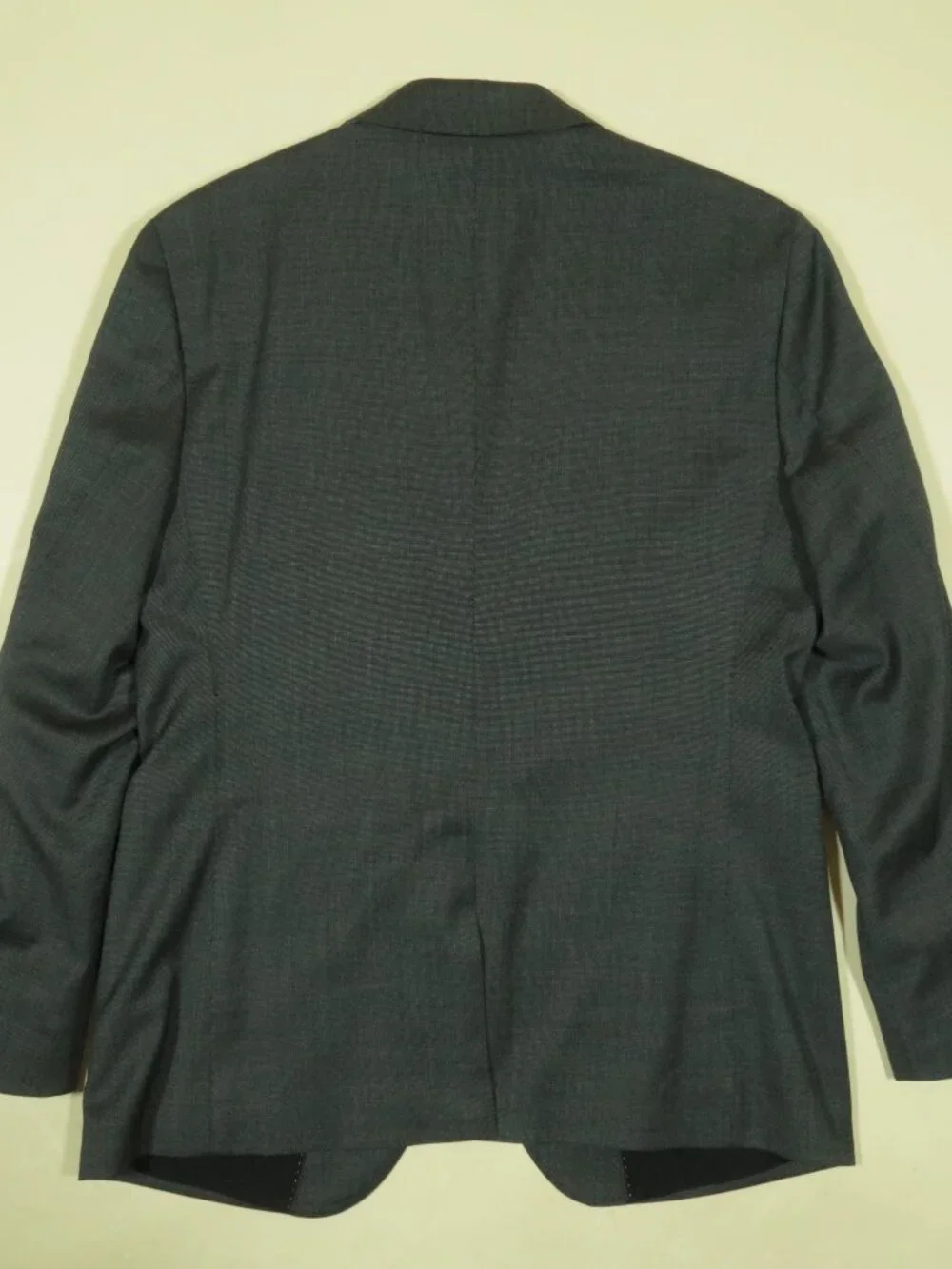 Banana Republic Italian Wool Nailhead Blazer Mens 38S Gray Tailored Slim Fit New